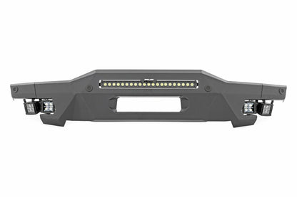 Fits Ford Bronco 4WD (21-24) Front Bumper; Modular; Stubby Wings; DRL; 51079