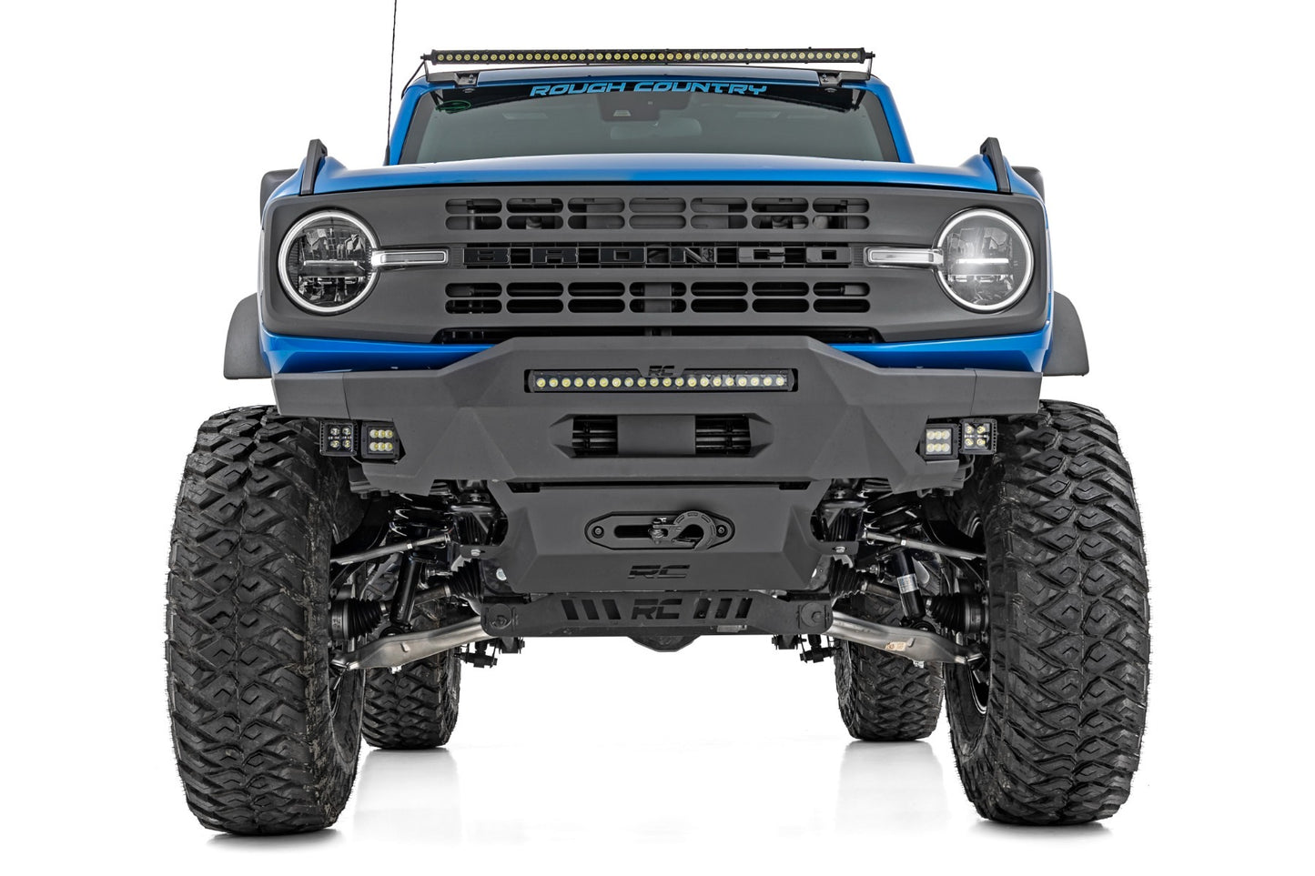 Fits Ford Bronco 4WD (2021-2024) 7 Inch Lift Kit; 4-Door Base; 51083