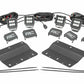 Fits Ford Bronco (21-24) LED Light Kit Fog Mount Triple 2" Black Pair Spot 51085
