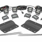 Fits Ford Bronco (21-24) LED Light Kit; Fog Mount; Triple 2" Black Pair;  51086
