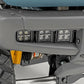 Fits Ford Bronco(21-24) LED Light Fog Mount Triple 2" Black Pair Amber DRL 51088