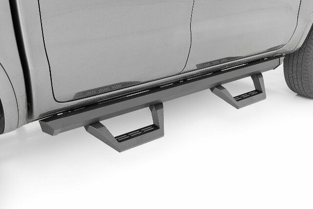 Fits Ford Ranger 2WD/4WD (2019-2024) SRX2 Adjustable Aluminum Steps; 51089