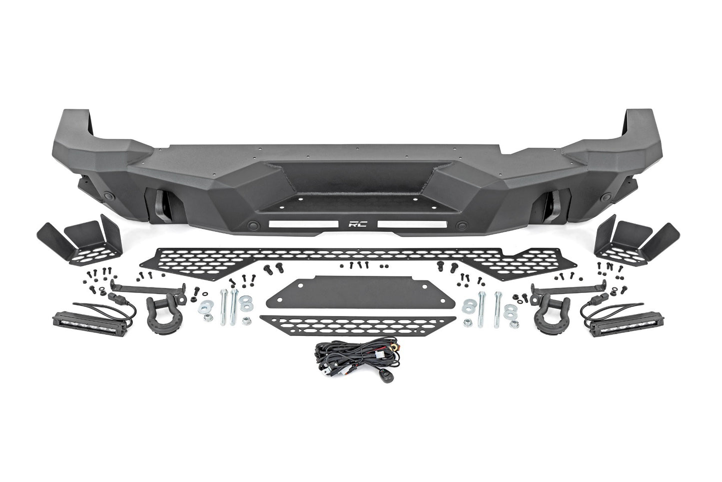 Fits Ford Bronco (21-24) Rear Bumper; Black Series LED; 6" Pair; Slim Line 51091