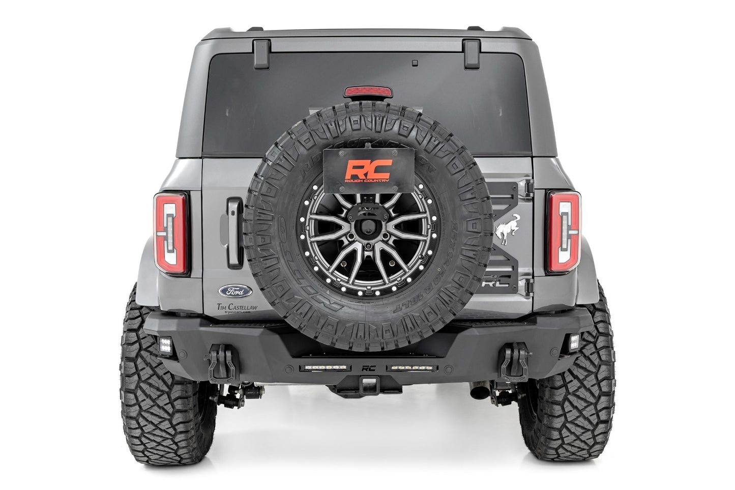 Fits Ford Bronco 4WD (2021-2024) Rear Bumper; Black Series LED; Spot; 51092
