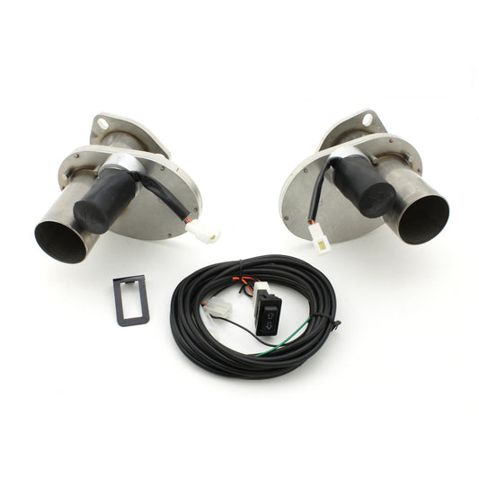 Tri-Y Headers for Electric Cut-Out 2 1/4" Pair Stainless Steel DEC225A