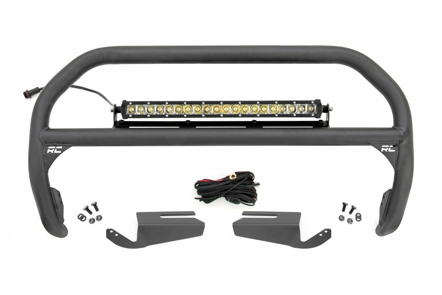 Fits Ford Bronco(21-24) Nudge Bar 20" Chrome Single Row LED Steel 51103