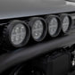 Fits Ford Bronco(21-24) Safari Bar 3.5" Round LED(Quad) Black Steel 51112
