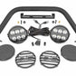 Fits Ford Bronco 4WD (21-24) Safari Bar; 6.5" Round LED; OE Modular Steel; 51113