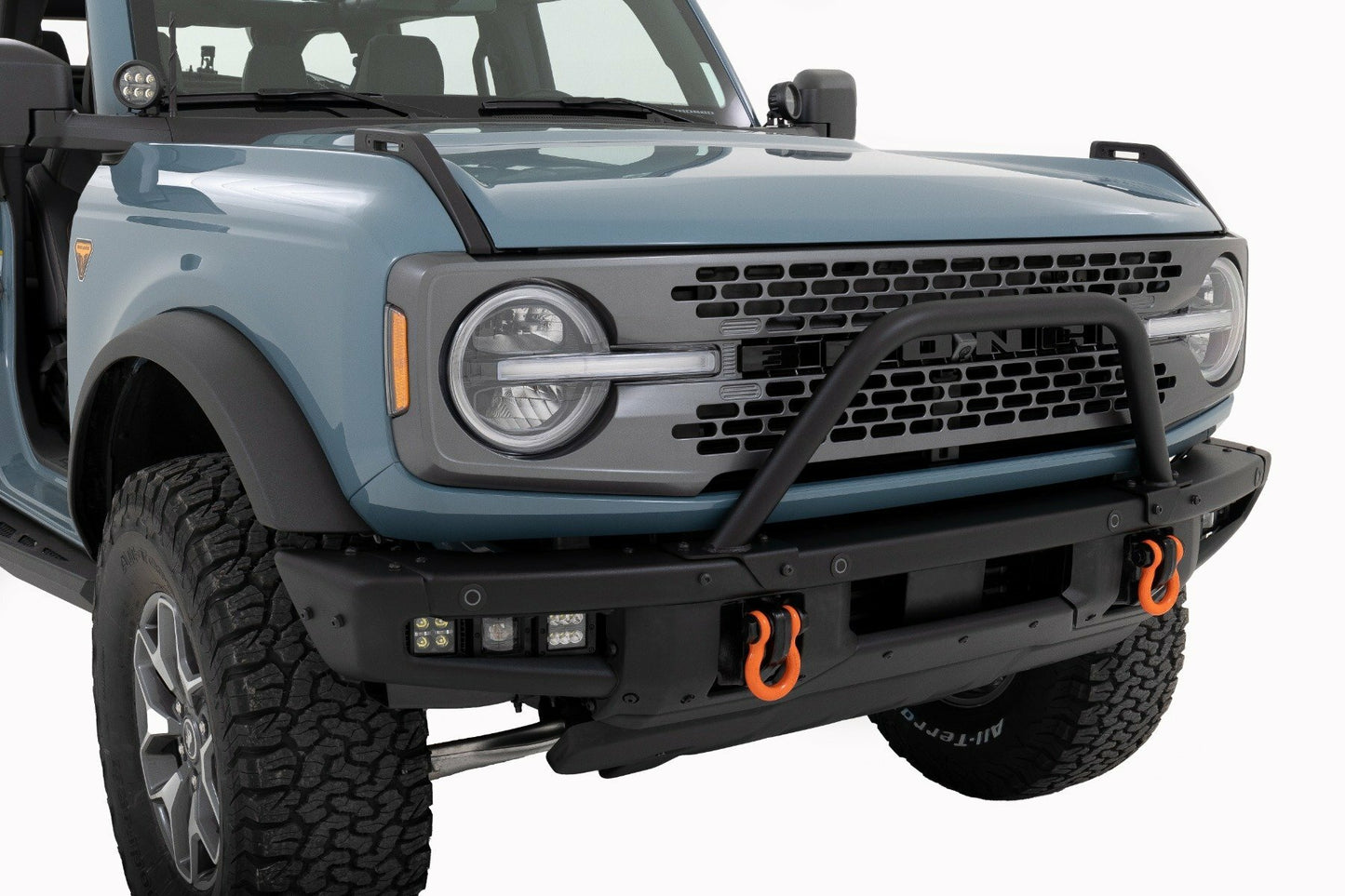 Fits Ford Bronco (21-24) Safari Bar; 3" OSRAM (Pair); Wide; Steel; 51114