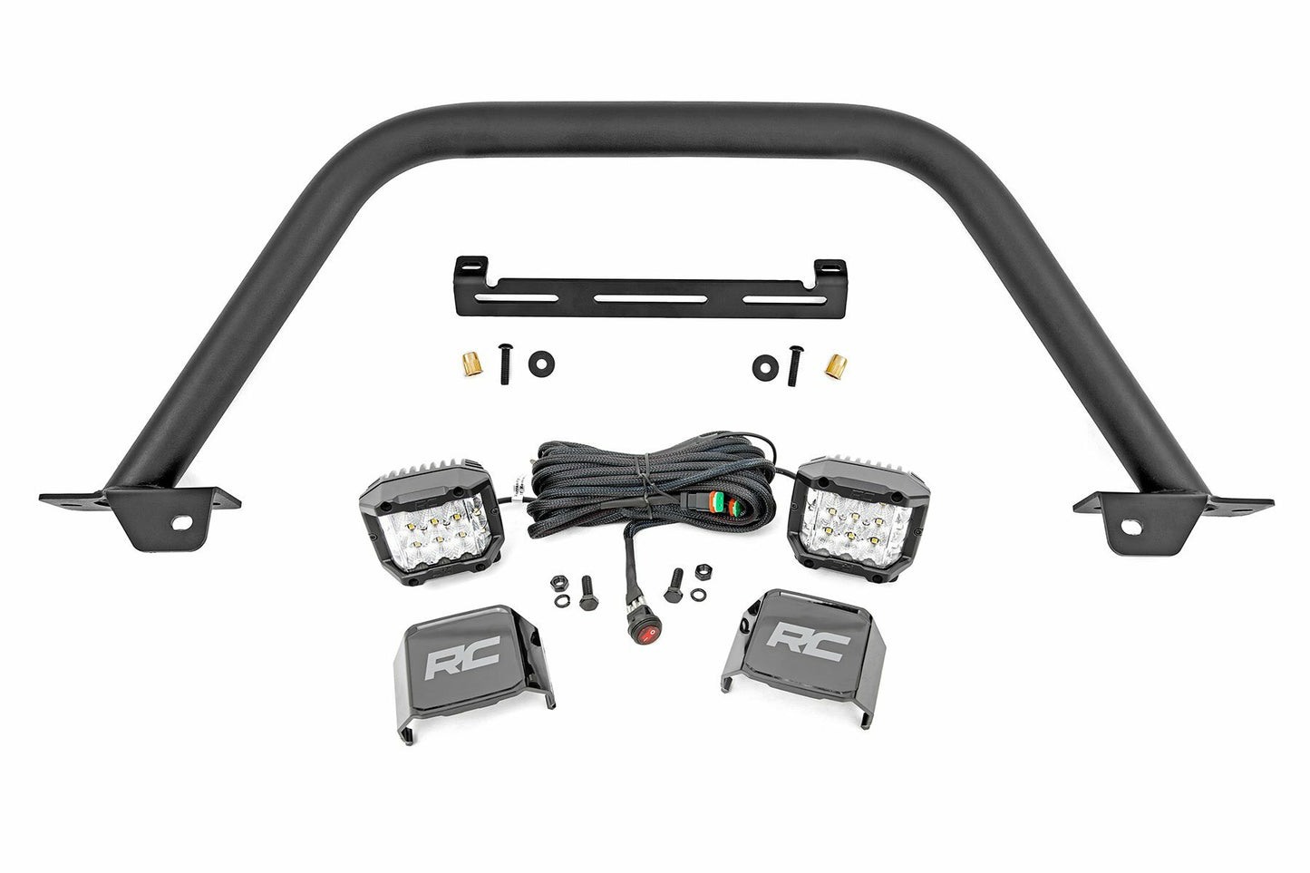 Fits Ford Bronco (21-24) Safari Bar; 3" OSRAM (Pair); Wide; Steel; 51114