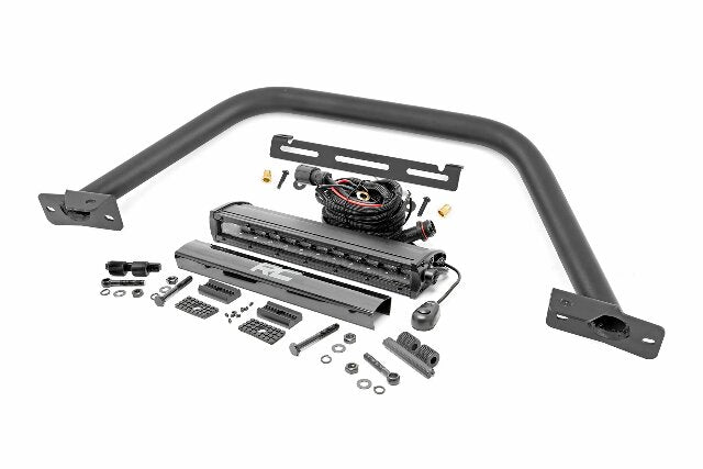 Fits Ford Bronco(21-24) Safari Bar 12" LED Light Bar Black Single Steel 51116
