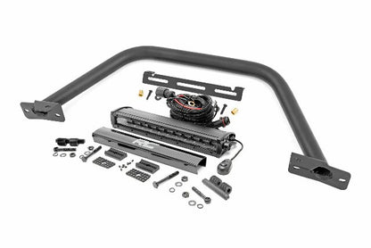 Fits Ford Bronco(21-24) Safari Bar 12" LED Light Bar Black Single Steel 51116