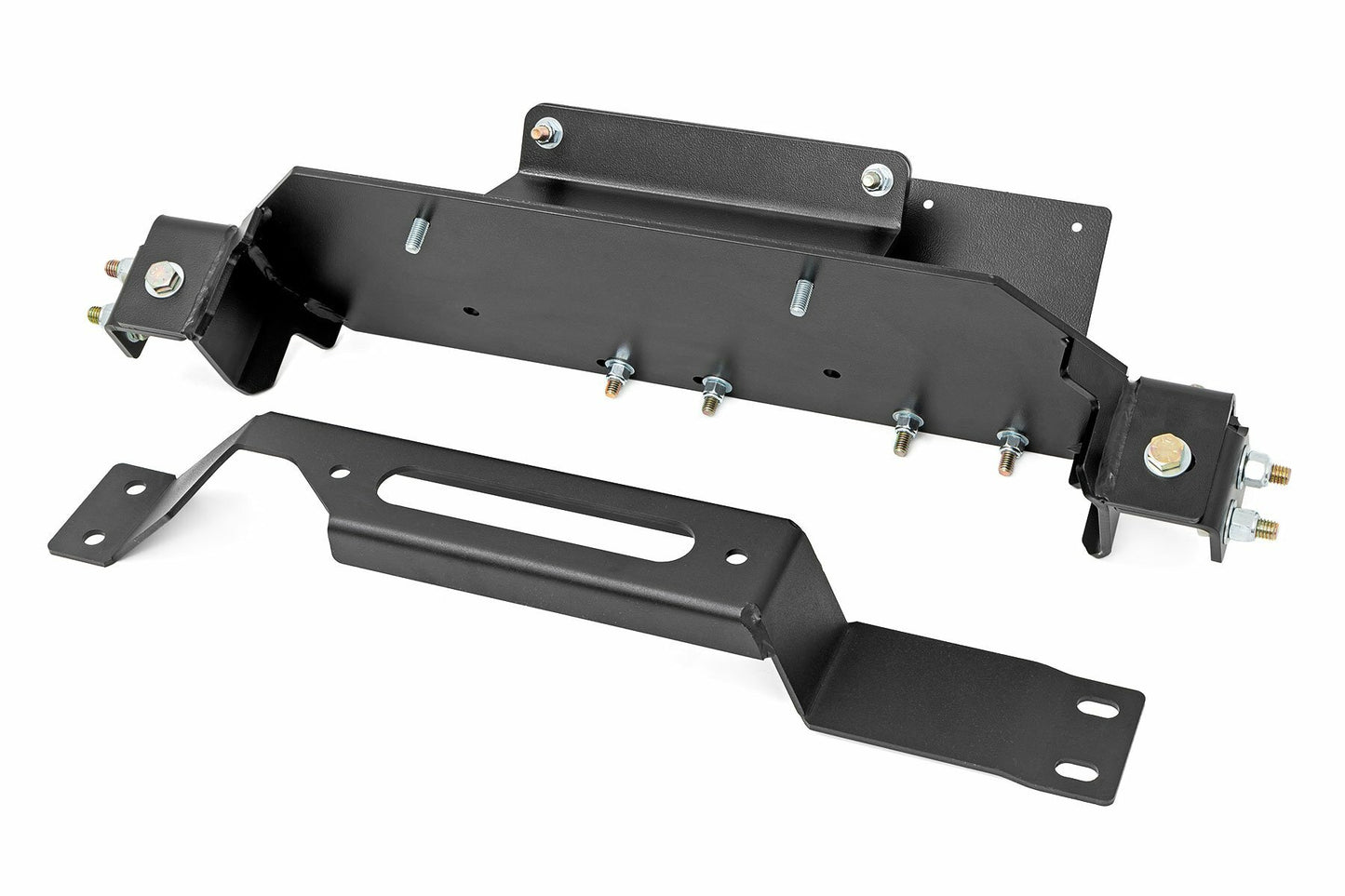 Fits Ford F-250/F-350 Super Duty 2WD/4WD (2020-2022) Hidden Winch Mount; 51119