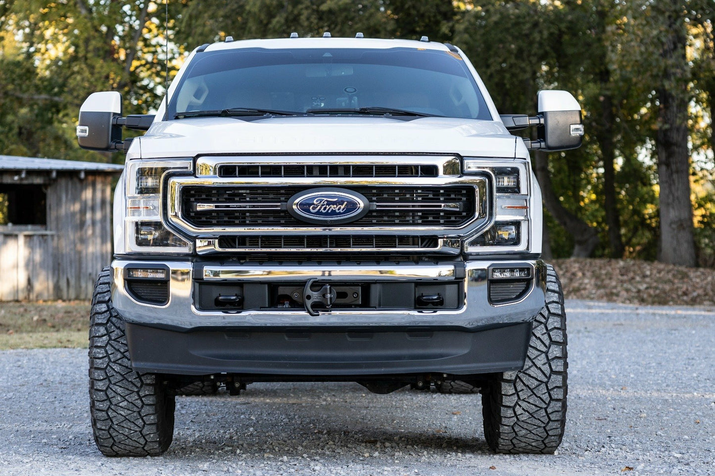 Fits Ford F-250/F-350 SD 2&4WD (20-22) Hidden Winch Mount; PRO12000S; 51127