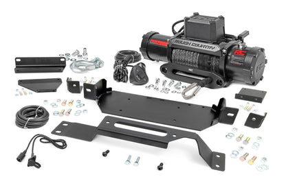 Fits Ford F-250/F-350 SD 2&4WD (20-22) Hidden Winch Mount; PRO12000S; 51127