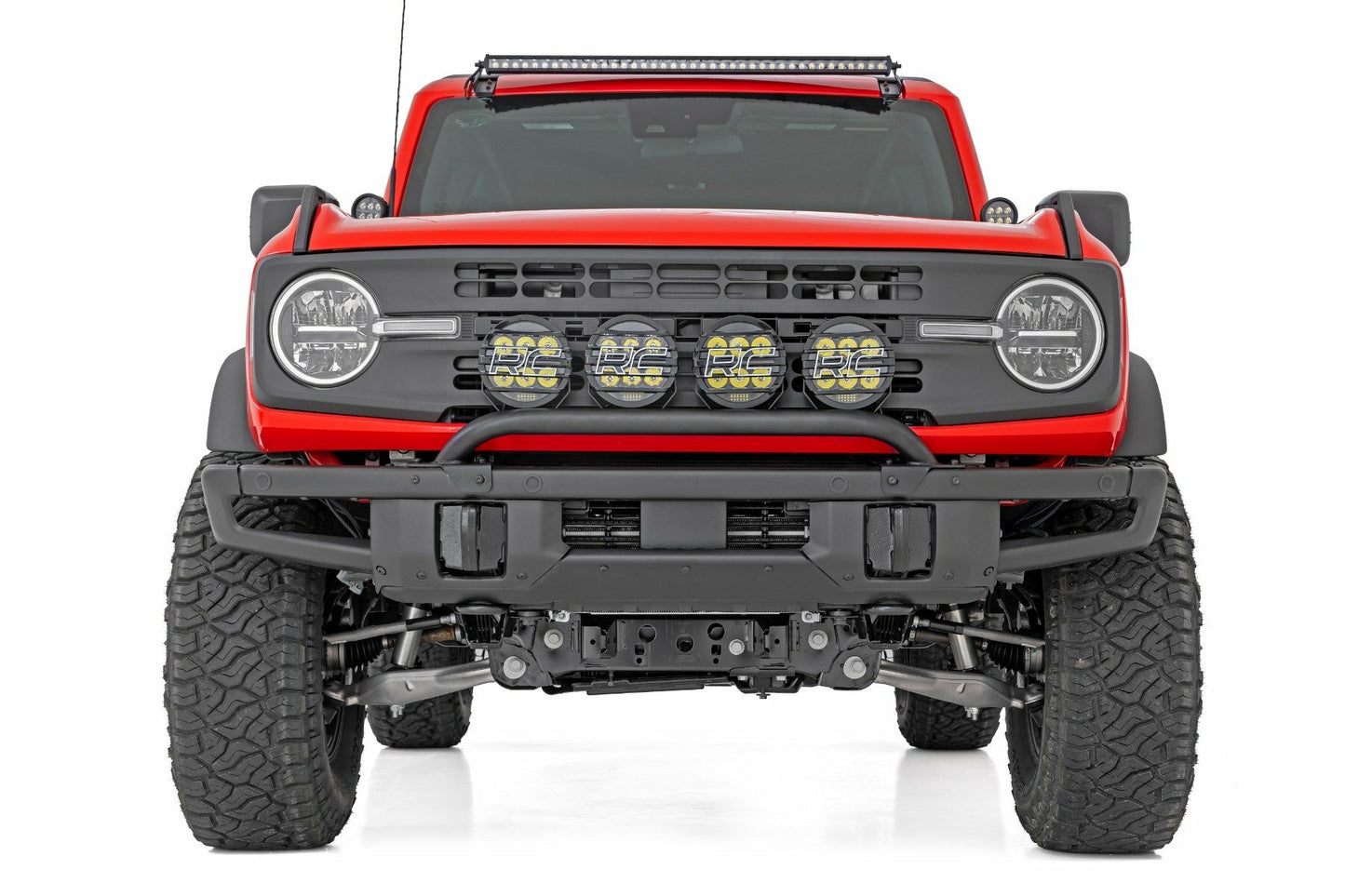 Fits Ford Bronco 4WD (2021-2024) Light Bar Mount; OE Modular Steel; 51135