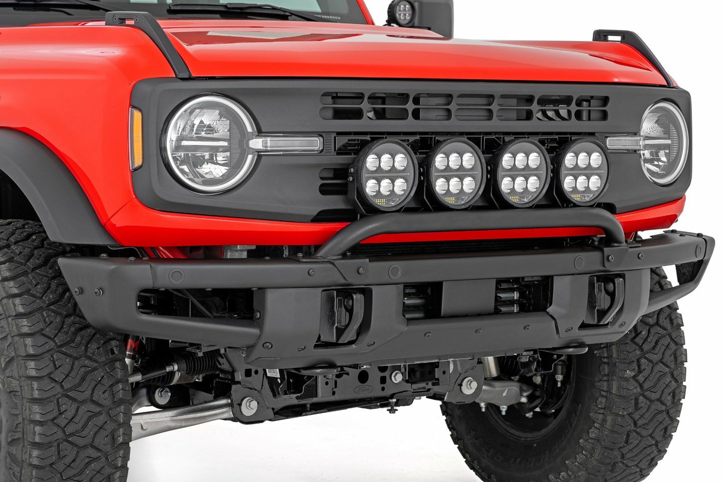 Fits Ford Bronco(21-24) Light Bar Mount 6.5" Round LED(Quad) Steel 51137
