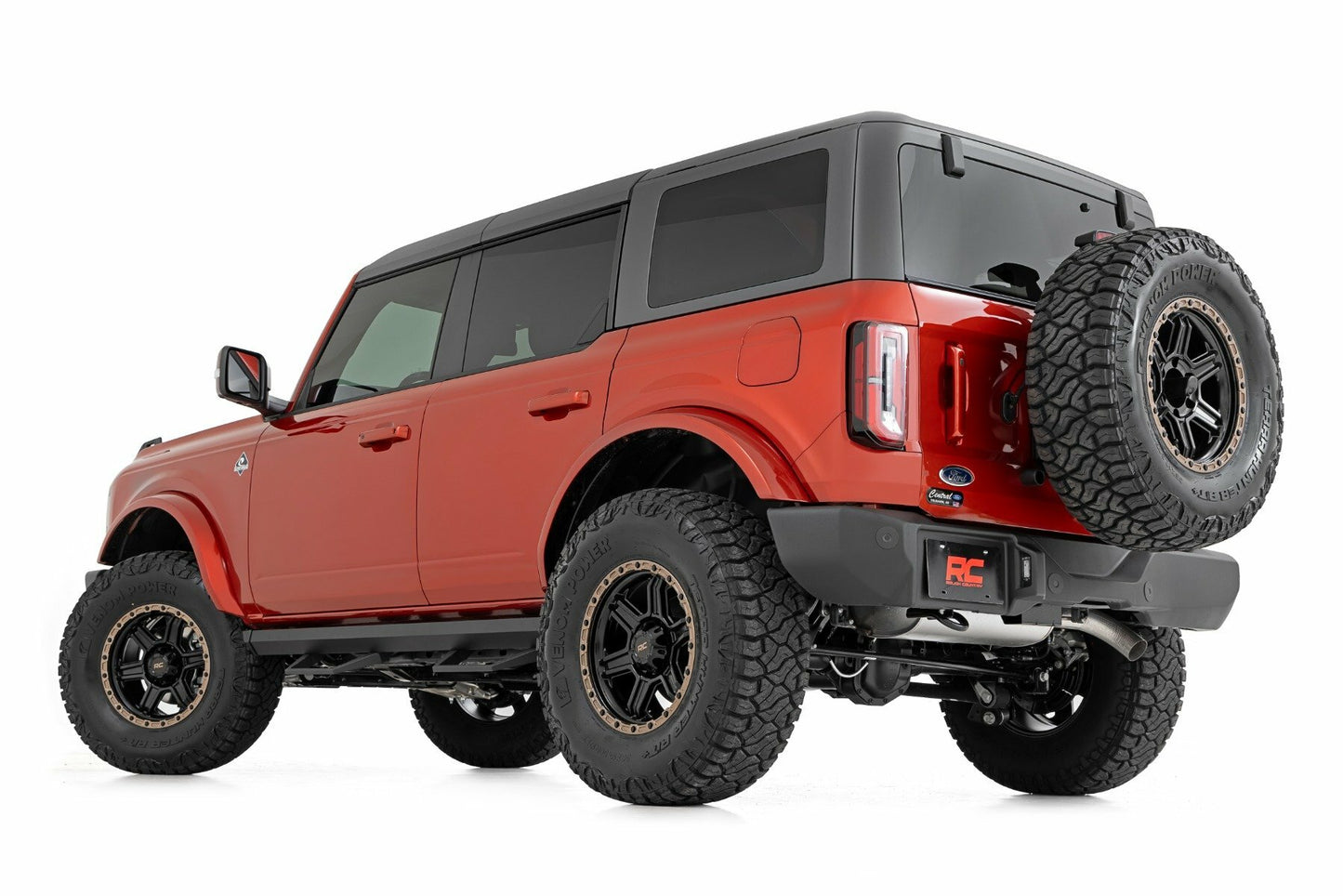 Fits Ford Bronco 4WD (2021-2024) SRL2 Adjustable Aluminum Step; 4-Door; 51143