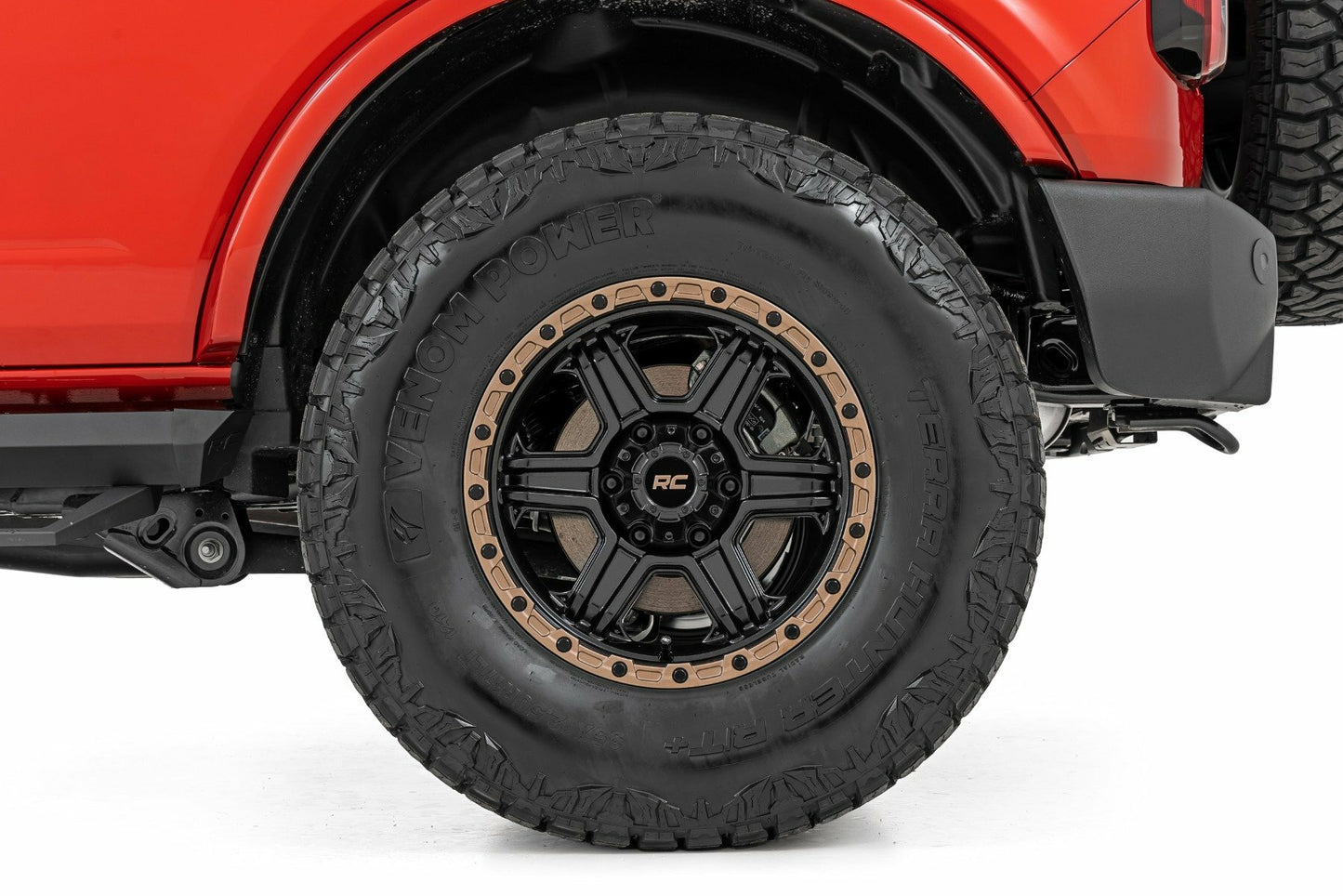 Fits Ford Bronco 4WD (2021-2024) SRL2 Adjustable Aluminum Step; 4-Door; 51143