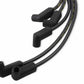 Spark Plug Wire Set- 8mm - Super Stock -  Custom - Black Wire - 5114K