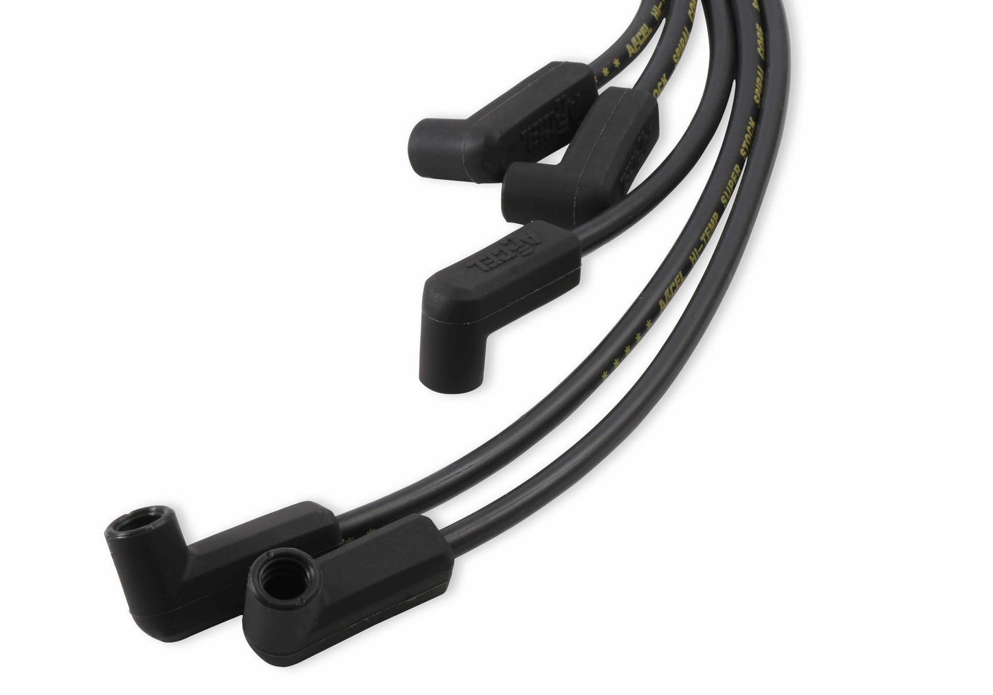 Spark Plug Wire Set- 8mm - Super Stock -  Custom - Black Wire - 5114K