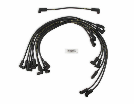 Spark Plug Wire Set- 8mm - Super Stock -  Custom - Black Wire - 5114K