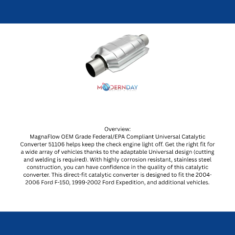 2007-2010 Saturn Outlook Catalytic Converter Front 51204 Magnaflow