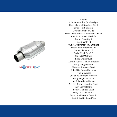 2007-2010 Saturn Outlook Catalytic Converter Front 51204 Magnaflow