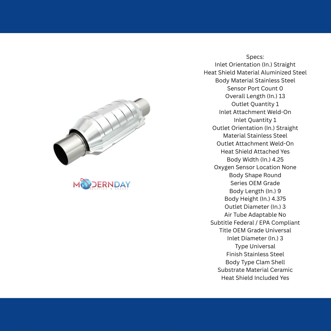 2001-06 Chevrolet Silverado 2500 HD Univ Catalytic Converter 3 51209 Magnaflow