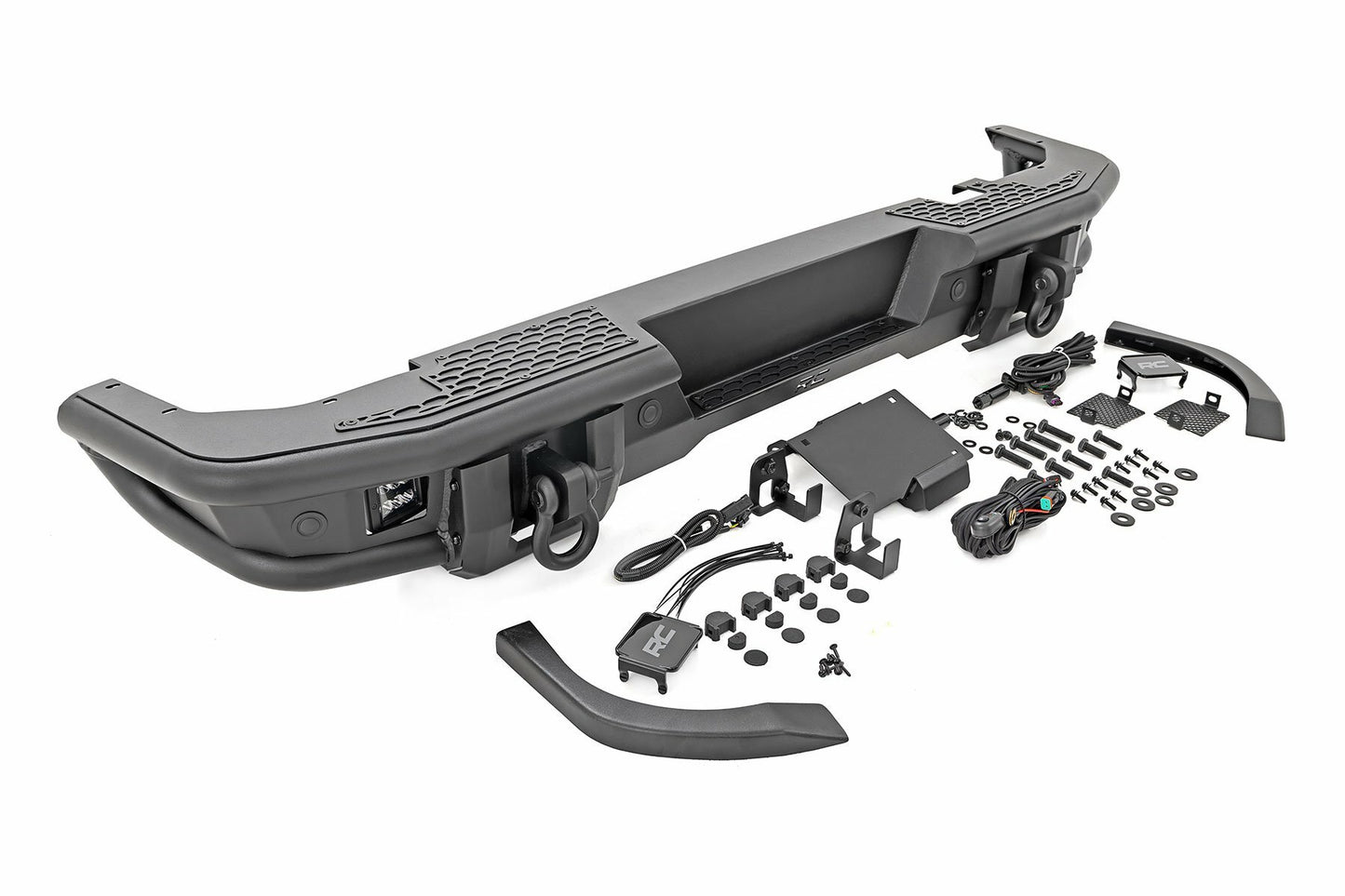Fits Ford Bronco 4WD (2021-2024) Rear Bumper; Tubular; 51210