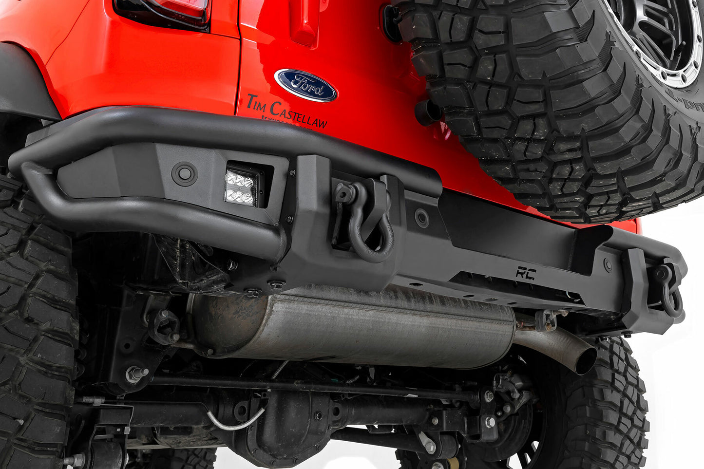 Fits Ford Bronco 4WD (2021-2024) Rear Bumper; Tubular; 51210