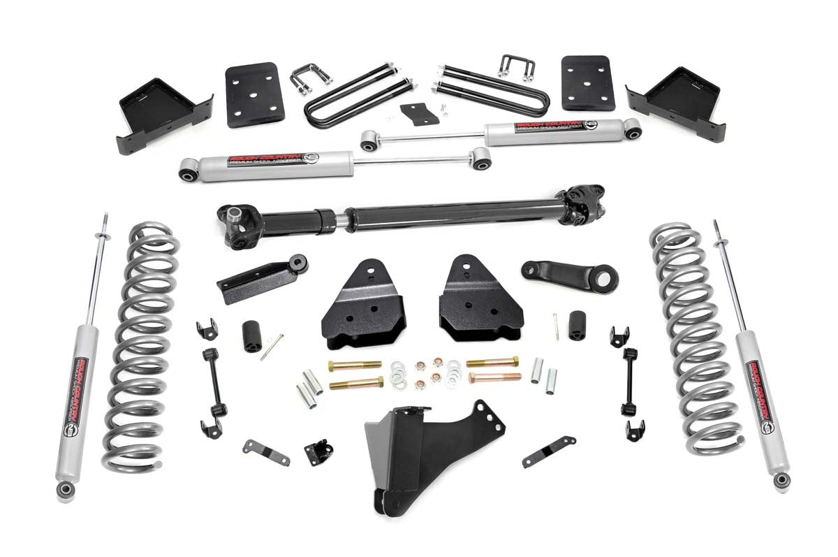 Fits Ford F-250/F-350 SD 4WD (2017-2022) 6" Lift Kit; OVLDS; D/S; 51721