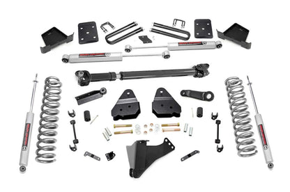 Fits Ford F-250/F-350 SD 4WD (2017-2022) 6" Lift Kit; OVLDS; D/S; 51721