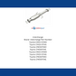 02-04 Tacoma 3.4L Rear Direct-Fit Catalytic Converter 51944 Magnaflow