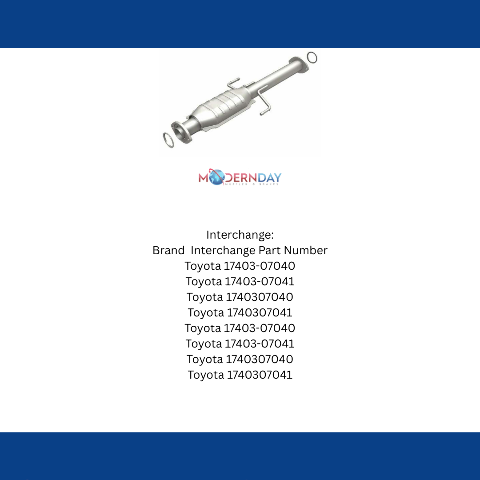 02-04 Tacoma 3.4L Rear Direct-Fit Catalytic Converter 51944 Magnaflow