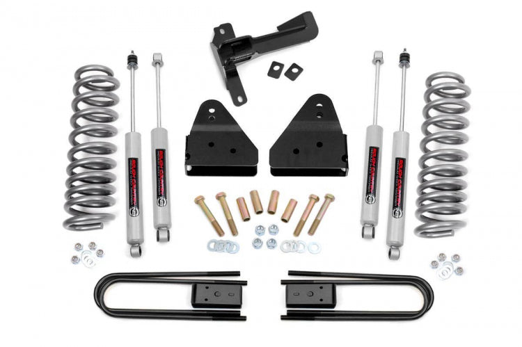 Fits Ford F-250/F-350 SD 4WD (2008-2010) 3" Lift Kit; FR Springs; 521.2