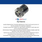 Transmission Line Quick Connector fits Dodge and Jeep 2005-2020 52119547AA-2