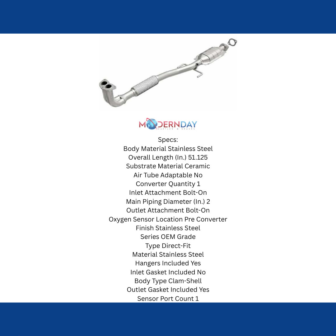 2004 Mitsubishi Lancer 2.4L L Underbody Direct-Fit Catalytic Converter 52122 Magnaflow