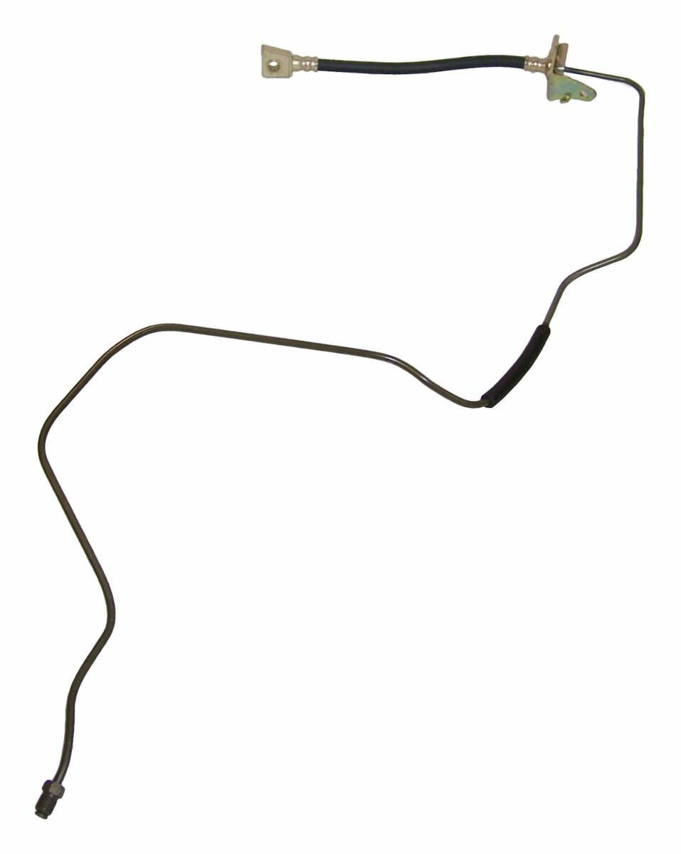 Crown Automotive - Metal Black Brake Hose - 52128430AC