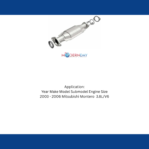 2003-2006 MONTERO 3.8 L Underbody Direct-Fit Catalytic Converter 52174 Magnaflow