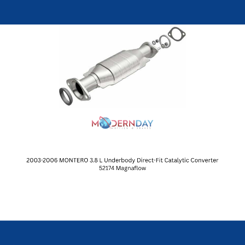 2003-2006 MONTERO 3.8 L Underbody Direct-Fit Catalytic Converter 52174 Magnaflow