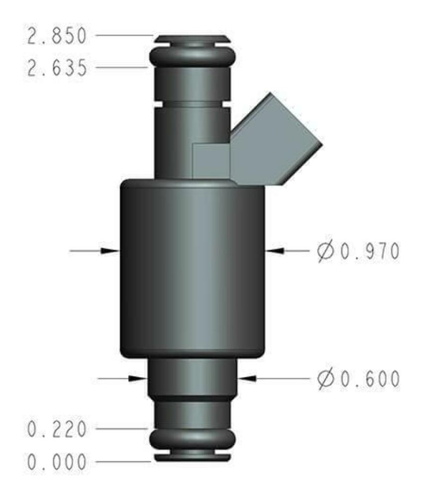 120 lb/hr Performance Fuel Injector - Individual - 522-121
