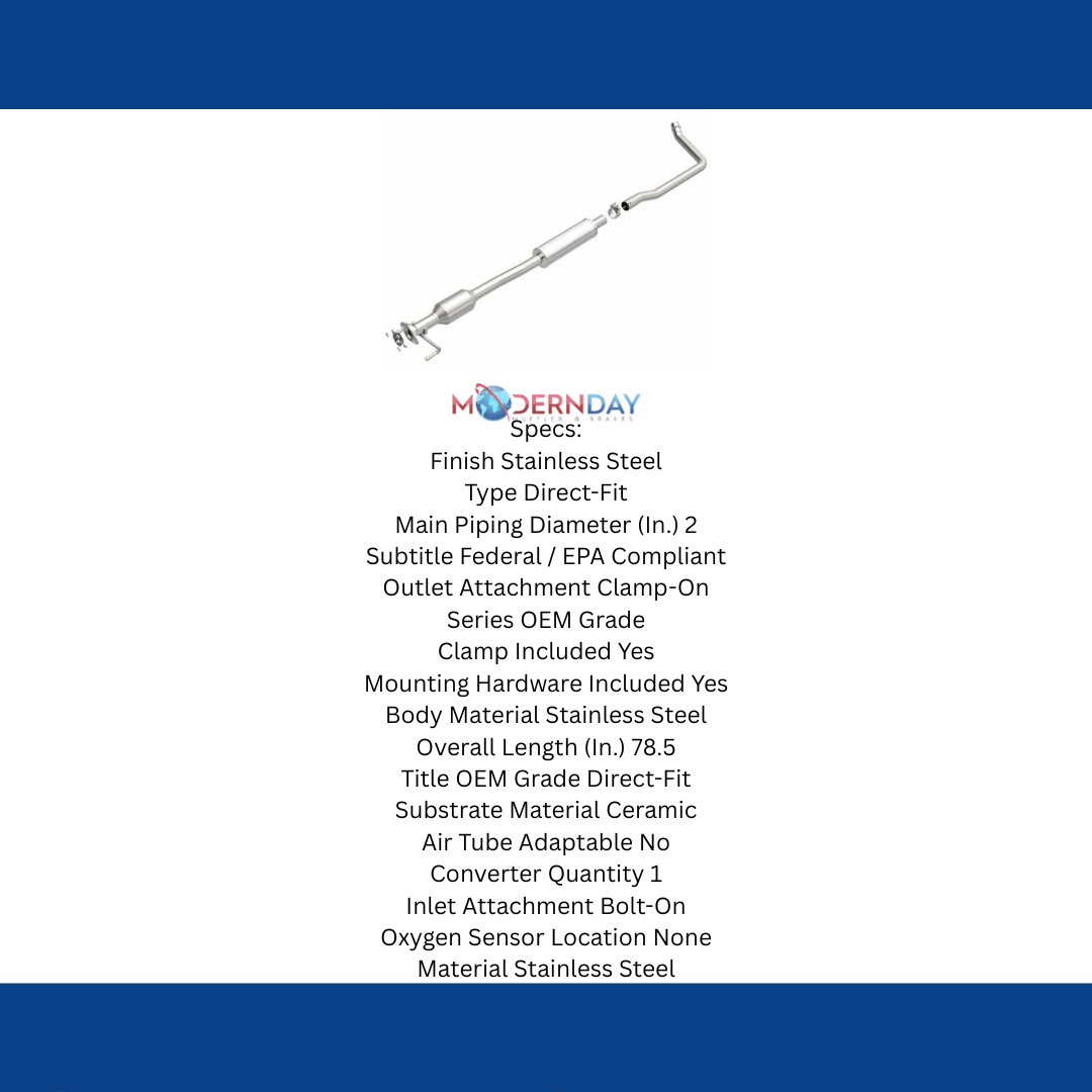 2007-2013 SX4 2 L Underbody Direct-Fit Catalytic Converter 52218 Magnaflow