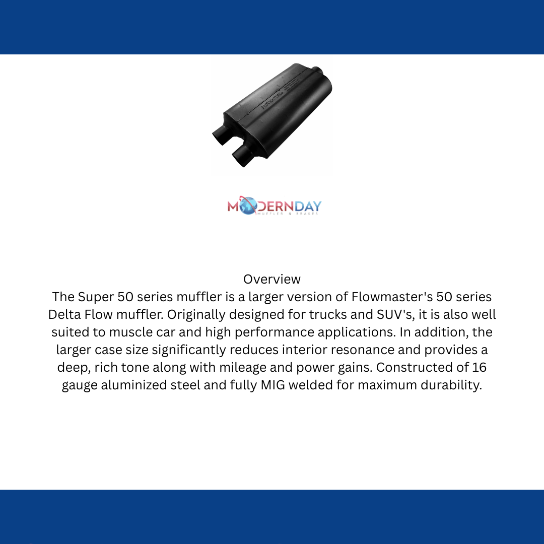 Flowmaster Super 50 Series Chambered Muffler 524553