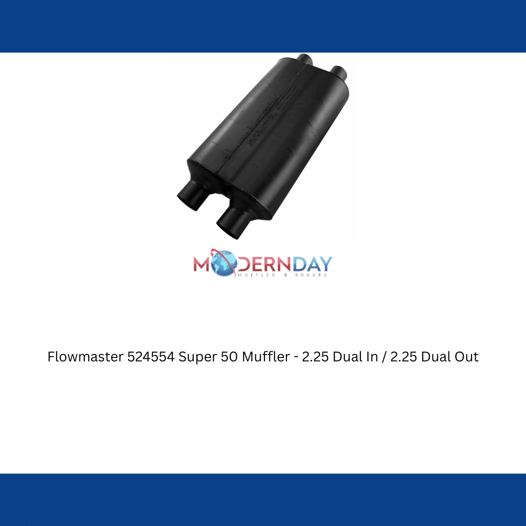 Flowmaster 524554 Super 50 Muffler - 2.25 Dual In / 2.25 Dual Out