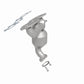 11-15 Sienna 3.5 Manifold Direct-Fit Catalytic Converter 52548 Magnaflow