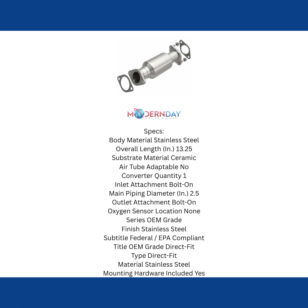 2011 Sorento 3.5 Underbody Direct-Fit Catalytic Converter 52644 Magnaflow