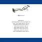 13-15 Sentra 1.8 Underbody Direct-Fit Catalytic Converter 52709 Magnaflow