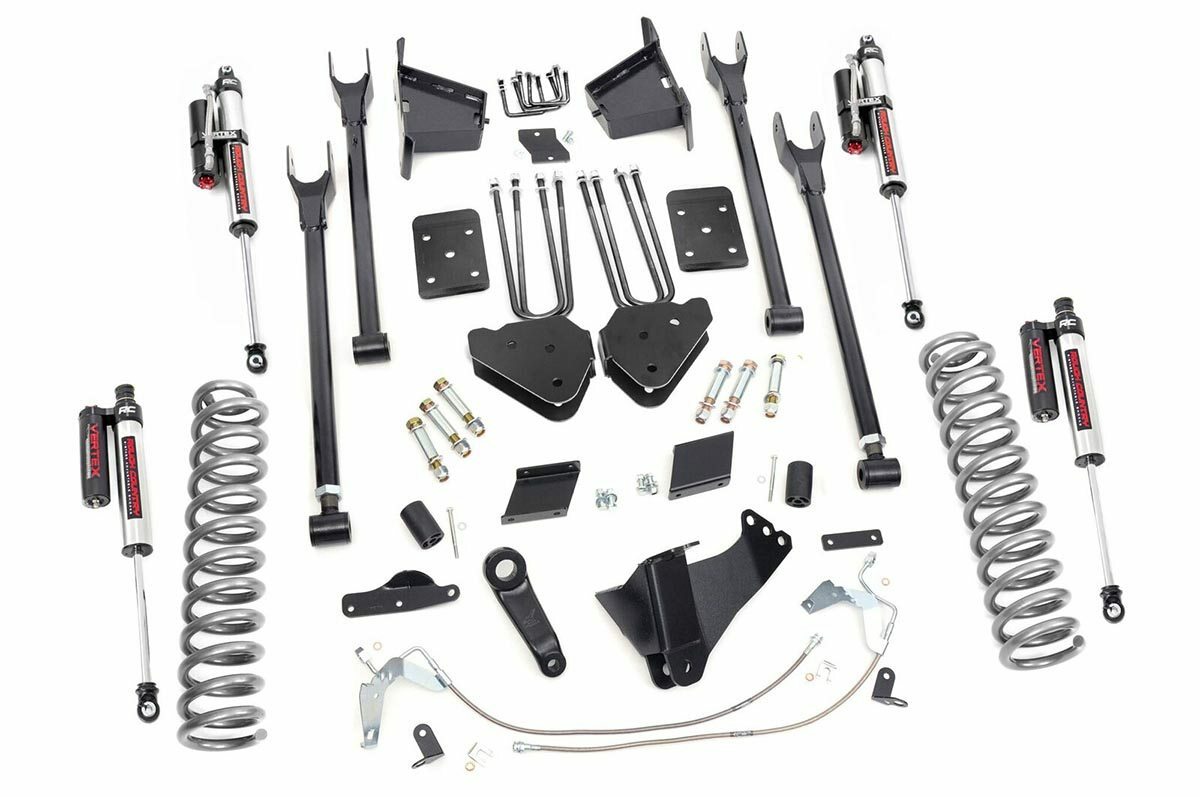 Fits Ford F-250 SD 4WD (15-16) 6" Lift Kit ; 4-Link; No OVLD; Vertex; 52750