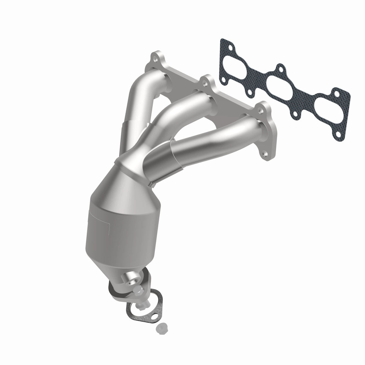 Catalytic Converter with Integrated Exhaust Manifold for HM Grade Federal / EPA Compliant Direct-Fit Manifold Catalytic